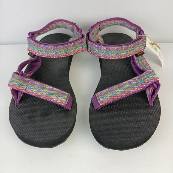 Teva Women's SZ 9 Original Universal Sandal 1003987 Purple Multi-Color NWT - Picture 5 of 7